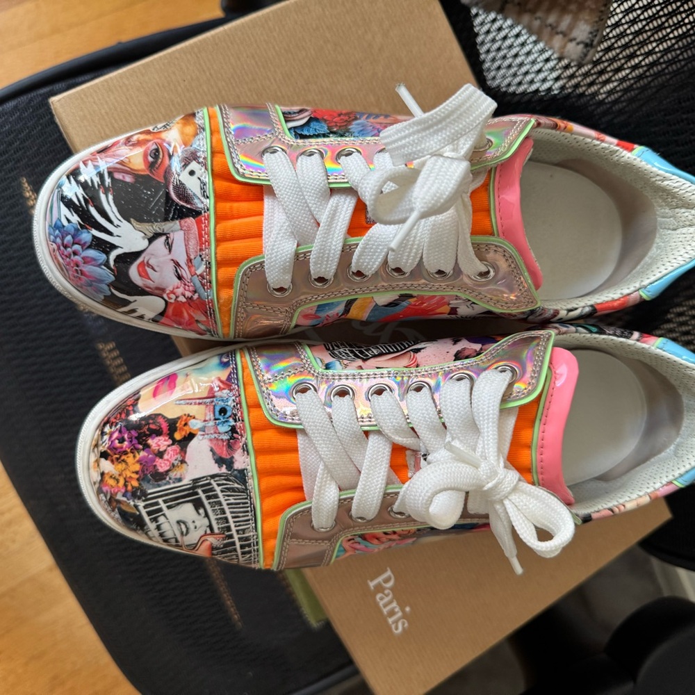Christian Louboutin Multicolor Graphic Sneakers